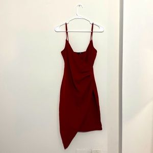 Maroon Bodycon Dress